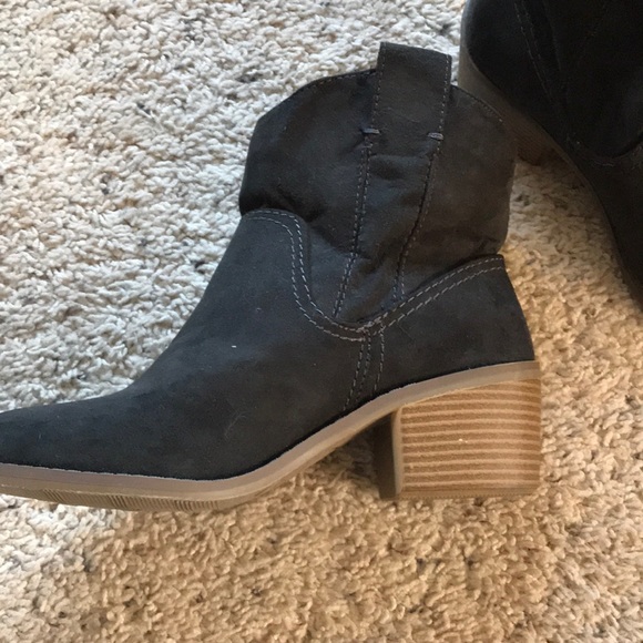 Ankle Booties Suede like texture - Picture 3 of 8